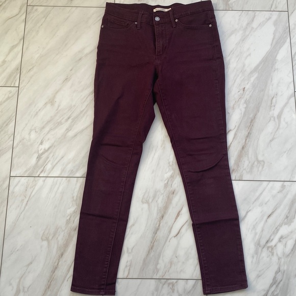 Purple shaping skinny jeans by Levi’s - Picture 1 of 4